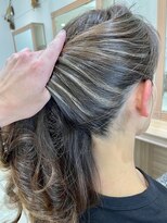 アッシュ 下丸子店(Ash)&nbsp;結んで隠せる＆魅せる◎オフィスOKの衿足ハイライト