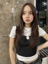 ハニーシブヤ(HONEY shibuya)&nbsp;ロングレイヤー/シャギーレイヤー/ハニーブラウン3