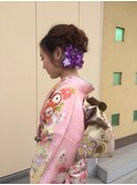 【コーデリア】成人式前撮り・着付＆ヘアセット