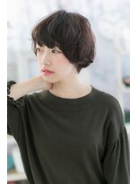 ヘアアンドビューティー ミック(Hair & Beauty miq) ダークトーンで引き締め!小顔バルーンボブb