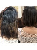 ［relight尼崎］美髪髪質改善ストレート♪艶感120％増し