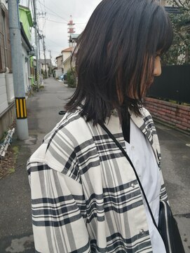 ブルー(BLUE) #BLUE　レイヤーカット