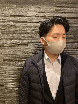 ヒロギンザ 恵比寿店(HIRO GINZA) ツーブロックビジネスショートフェードパーマコンマヘア
