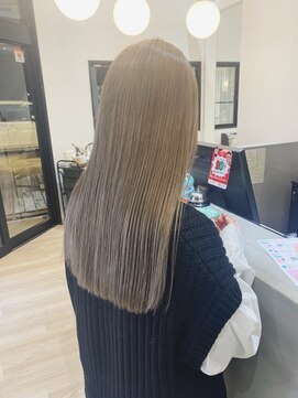 チェレ オレ 新金岡店(Chere ore) 王道の人気カラー☆ハイトーンベージュ×艶髪ロングスタイル