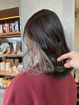 ロンド 表参道店(Lond) 【Lond表参道倉崎】前髪インナーカラー.