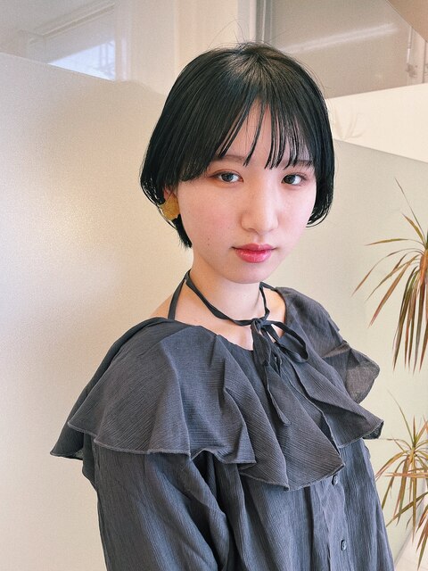 【バタ髪】フェミニンショートボブ instagram@sofa_kawabata