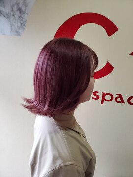 ヘアー スペース シーキューブ(C3) 個性が光るモーブカラー