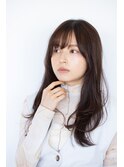 レイヤーロング*グレーベージュ/マロンベージュ/20代30代40代◎