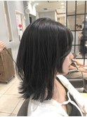 顔まわりレイヤー　外ハネ　くびれミディ　ボブ　銀座