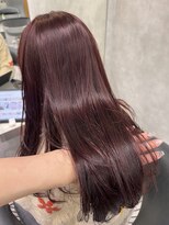 シティ(CITY)&nbsp;ブリーチなし　ピンクカラー　レイヤーカット