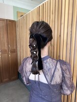 キュオンシア(CUEON. ciea)&nbsp;お呼ばれヘア×編みおろしアレンジ