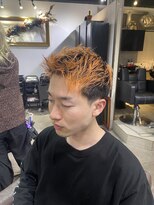 ウルフアッシュブラックカルマパーマベリーショート