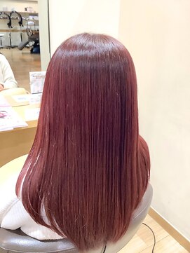 ラファンス 栗林店(LaFENCE) 艶髪ストレート/ローズピンク