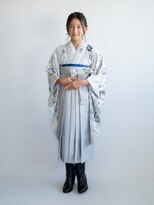 二分の一成人式袴着付け/ヘアセット/メイク/小学生卒業式袴にも