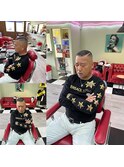 -80's American barber shop-