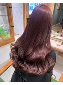 ブリーチ無し”チェリーレッド”