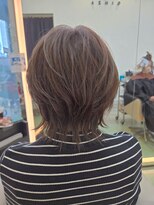 ウィル あべの店(WiLL) イメチェン丸みショートナチュラルウルフ30代40代50代田嶋c
