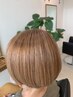 【白髪ぼかし】ハイライト＋カット＋全体カラー＋トリートメント