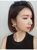 【新宿】ショートボブ前下がりボブ20代30代40代似合わせカット