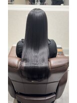 宝の髪 【ジュエルストレート】ブルーブラック