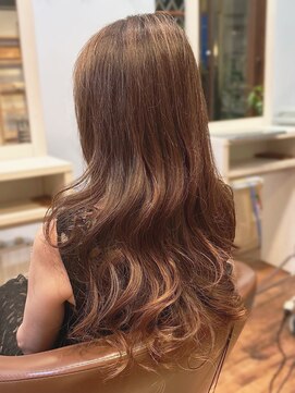 ランデ(RANDE) 白髪染め白髪ぼかし大人かわいいミディアムショートボブ40代50代