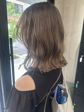 スミス 上野(smith) ブリーチカラーグレージュヘーゼルベージュ