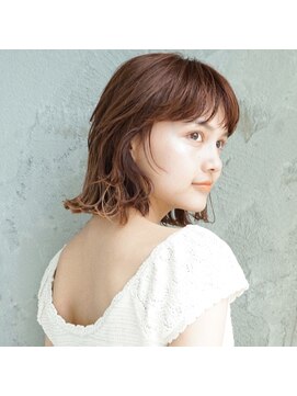 モンド ヘアクリエーション 下荒田店(monde hair creation) 【monde】ことりベージュ×切りっぱなしボブ