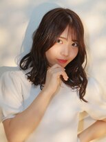 ベレッタ 枚方店(veretta.)&nbsp;セミディ/セミロング/顔周りレイヤー/小顔/シースルーバング/秋