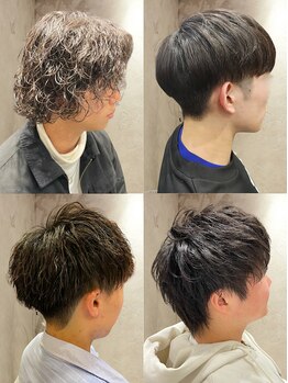 ソル(sol)の写真/【デザインカット¥2500~】《21時まで営業》仕事終わりに、サッと整える男前スタイル。【天王寺】