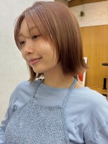 ガーデン 銀座(GARDEN)&nbsp;ボブ ボブカット 顔まわり 顔まわりカット ヘッドスパ ブラウン