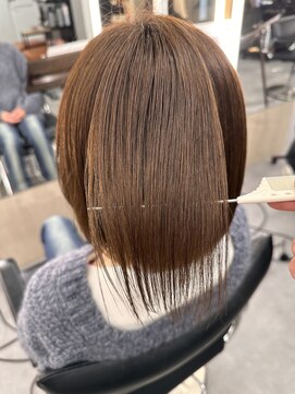 フリーラ 横浜(freera) 髪質改善サラサラプレミアムストレート大人ガーリー韓国ボブ横浜