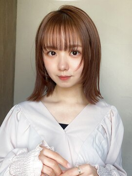 アフロート エル 錦糸町(AFLOAT L) 【30代40代】小顔大人ショートボブ/黒髪/ココアベージュ