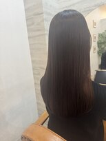 ジーナ 福岡千早(Zina) 【松本秀子】艶カラー/髪質改善トリートメント/20代30代40代