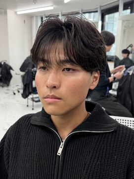 ハイプ 三宮(HYPE) ニュアンスパーマ/曲がる縮毛矯正/メンズサロン／メンズ/眉毛