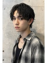 リベルテ 心斎橋(Liberte)&nbsp;心斎橋メンズ◎色気波巻きスパイラルパーマ黒髪20代30代人気