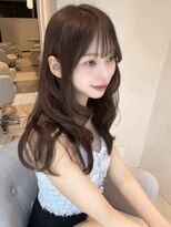 マインバイアフロートギンザ(MYNE by AFLOAT GINZA)&nbsp;レイヤーカット_チョコレートベージュ大人ガーリー