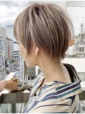 ショートボブショートカットハンサムショート小顔カット