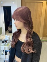 テトラ バイ ネオリーブ 横浜西口店(tetra by neolive)&nbsp;ピンクラベンダー　ハイトーン　ケアブリーチ　ロング　横浜★