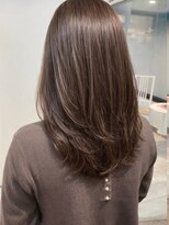 ヘアーメイクオズ(hair make O/S) 大人レイヤー/シルバーグレージュ