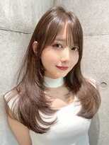 ハーツ 熊本(hearts.) 大人上品なヘーゼルベージュ×レイヤーカット