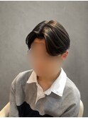 毛流れセンターパート