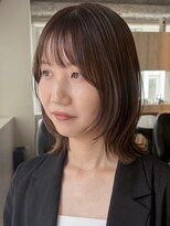 マッシュ チャヤマチ(MASHU chayamachi) 柔らか透明感カラー/ブリーチなし/オリーブブラウン/大阪梅田