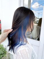 エコー フルール(ecco fleur) 結んでも映えるイヤリングブルー