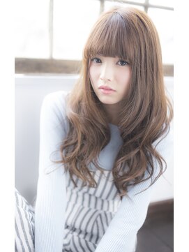 リュドール 栄(Rue D’or) 柔らか大人かわいいセミロングエアリーカールby水谷