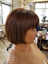 ヘアーワークス 幻華 クラシカルボブのアレンジバージョン