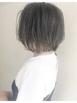 ヘアーアンドアトリエ マール(Hair&Atelier Marl)&nbsp;【Marl】ブラックグレージュカラーのショートボブ♪