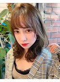 小顔に見せるこだわりカット毛先パーマ☆【新宿】