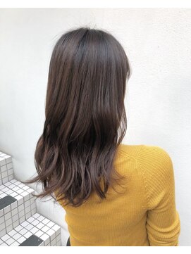 モルニ(MORNI) マロンブラウン_マロンベージュ Aラインボブ かきあげ