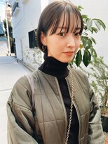 ウォーター 表参道(WATER)&nbsp;ミニボブ　カラー　前髪　ショートカット/表参道.南青山