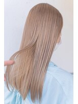 デビュー ヘアーメイク&nbsp;ロング　ミルクティー